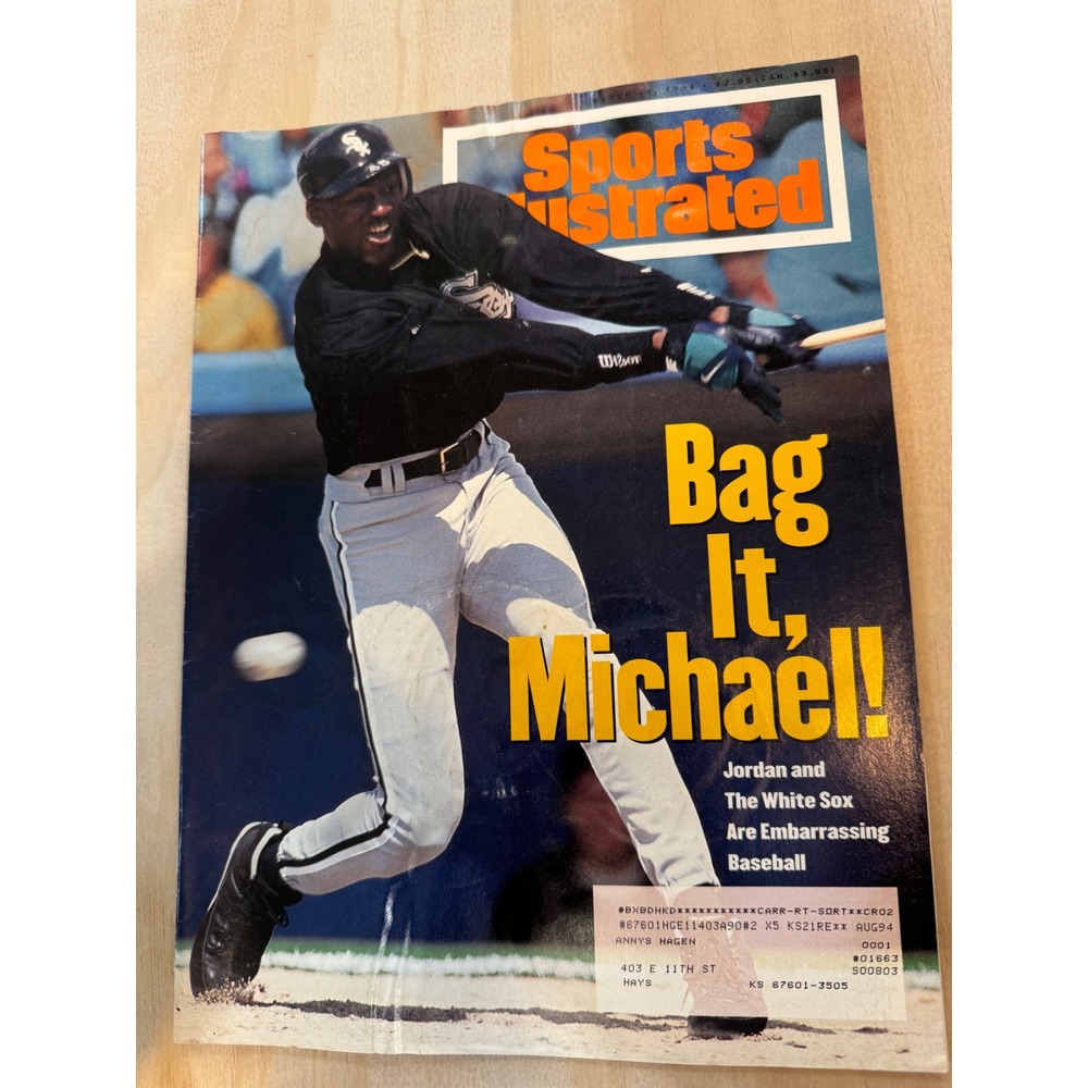 Sports Illustrated March 14 1994 Michael Jordan White Sox MLB‎ Return